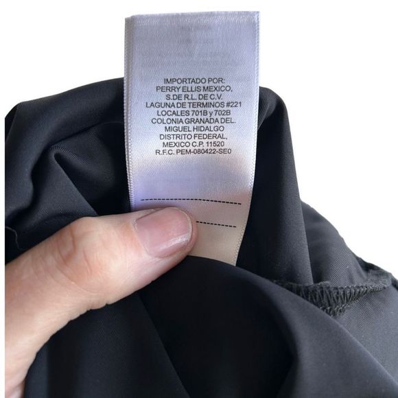 Laundry Women's Wrap Front Cold Sholder Long Sleeves Dress Black Size L - Picture 14 of 16